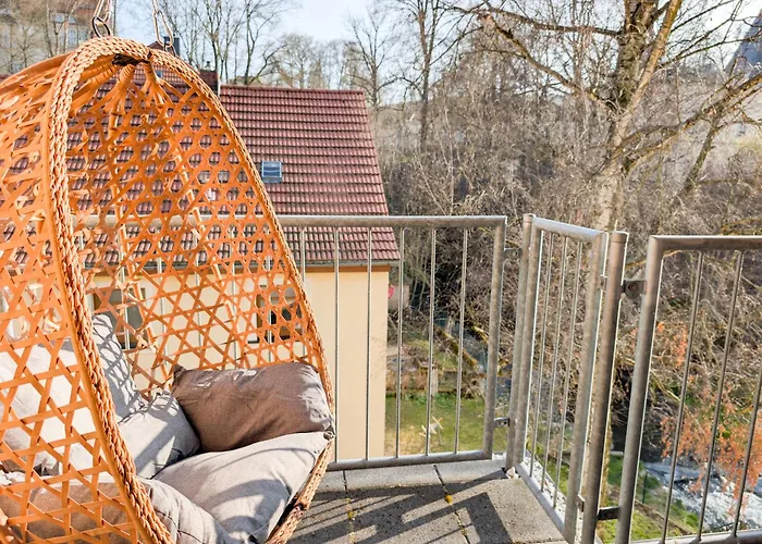 Urlaubsmagie Bachrauschen - Balkon Am Bach - Fuer 6p Lejlighed