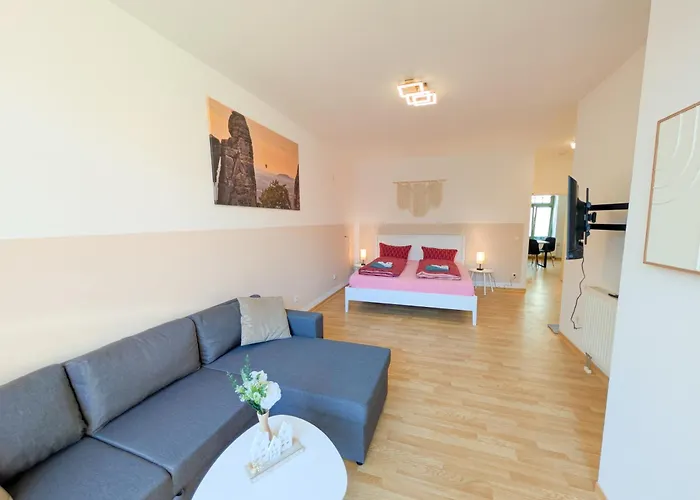 Urlaubsmagie Bachrauschen - Balkon Am Bach - Fuer 6p * Sebnitz