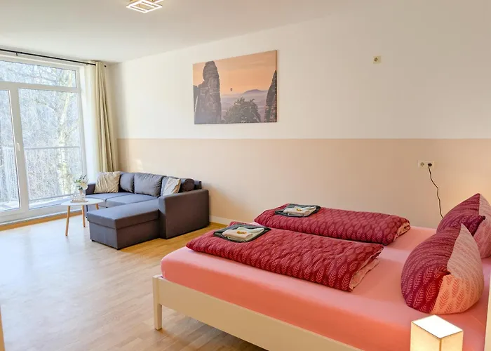Urlaubsmagie Bachrauschen - Balkon Am Bach - Fuer 6p * Sebnitz