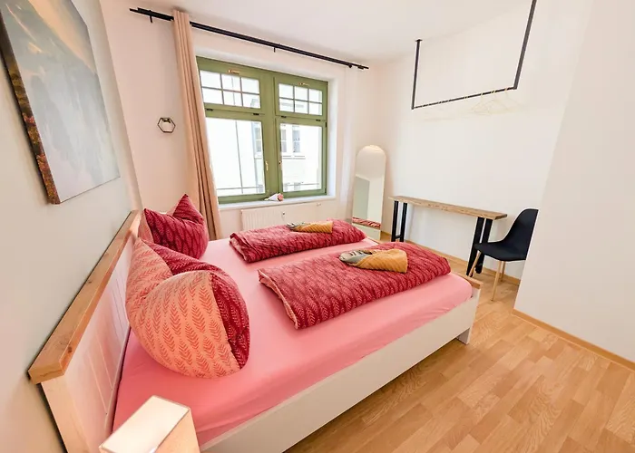 Urlaubsmagie Bachrauschen - Balkon Am Bach - Fuer 6p Lejlighed Sebnitz